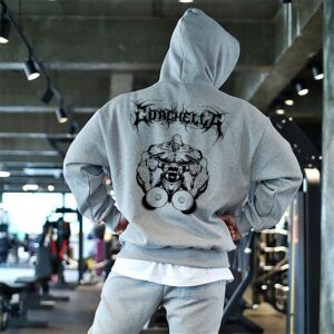 2021-Men-s-Winter-Gyms-Cotton-Hoodie-Fitness-Bodybuilding-Sweatshirt-Jacket-High-Kangaroo-Pockets-Quality-brand