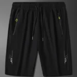 Lightweight Athletic With Zipper Pockets Workout Shorts