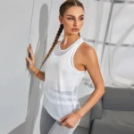 Sleeveless Back Hollow Workout T-Shirts