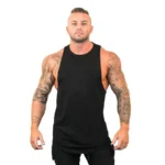 Men’s Big Hole Racerback Gym Tank Top