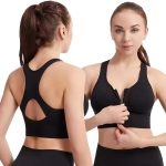 Women’s Front Zip Support Sports Bra