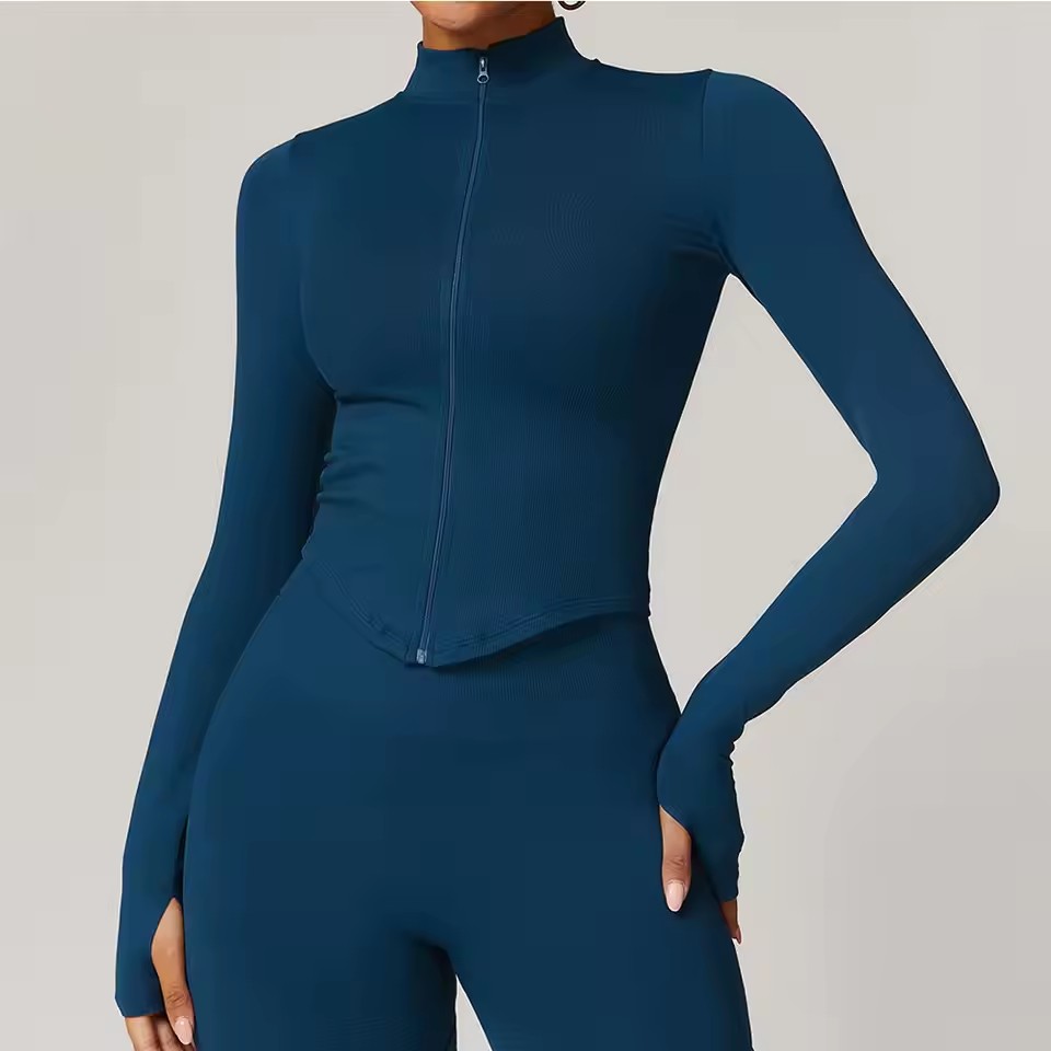 Women’s Fitted Zip Up Tracksuit Set - Image 5