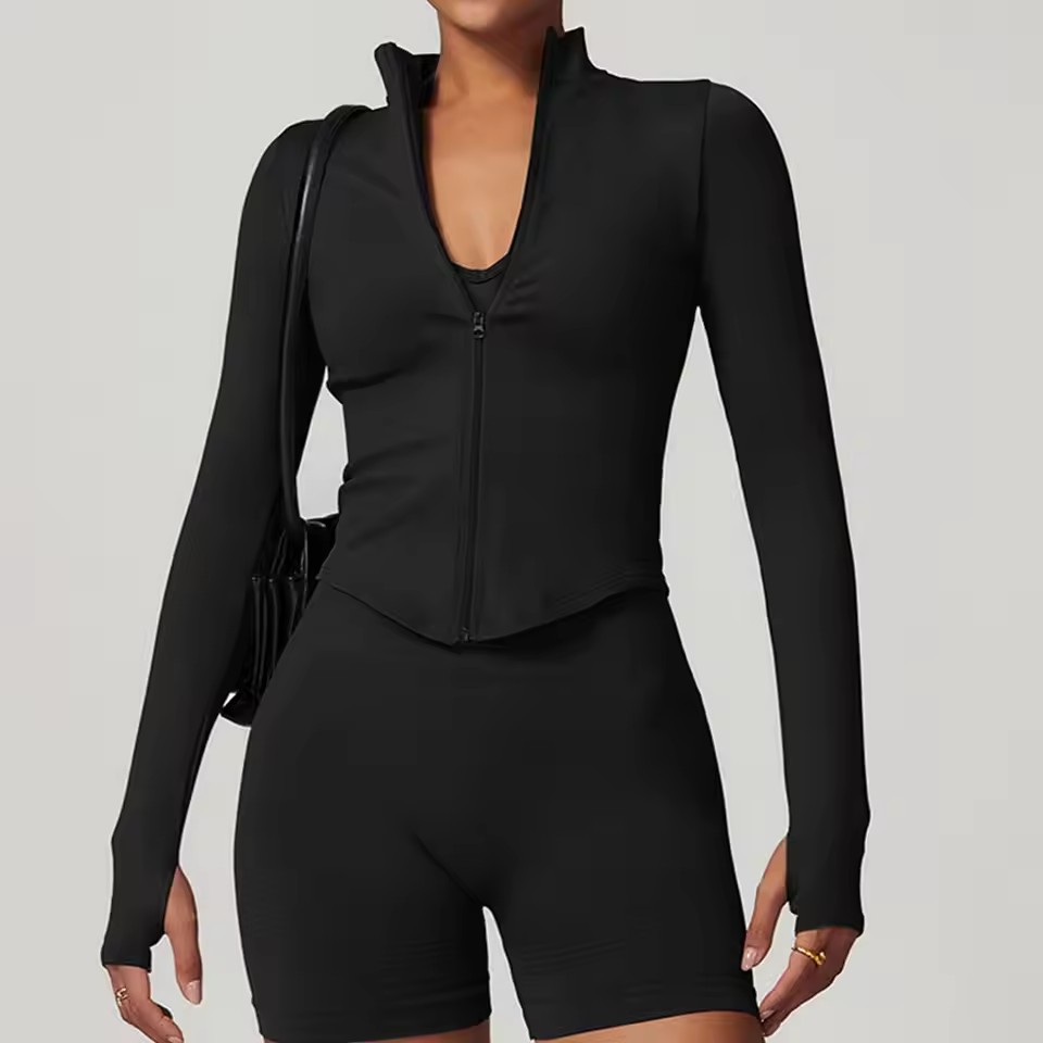 Women’s Fitted Zip Up Tracksuit Set - Image 3