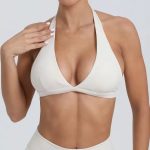 Women’s V Neck Halter Sports Bra
